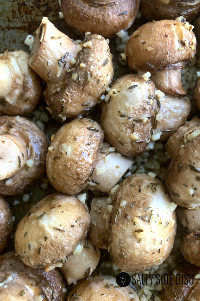 Roasted Garlic Mushrooms