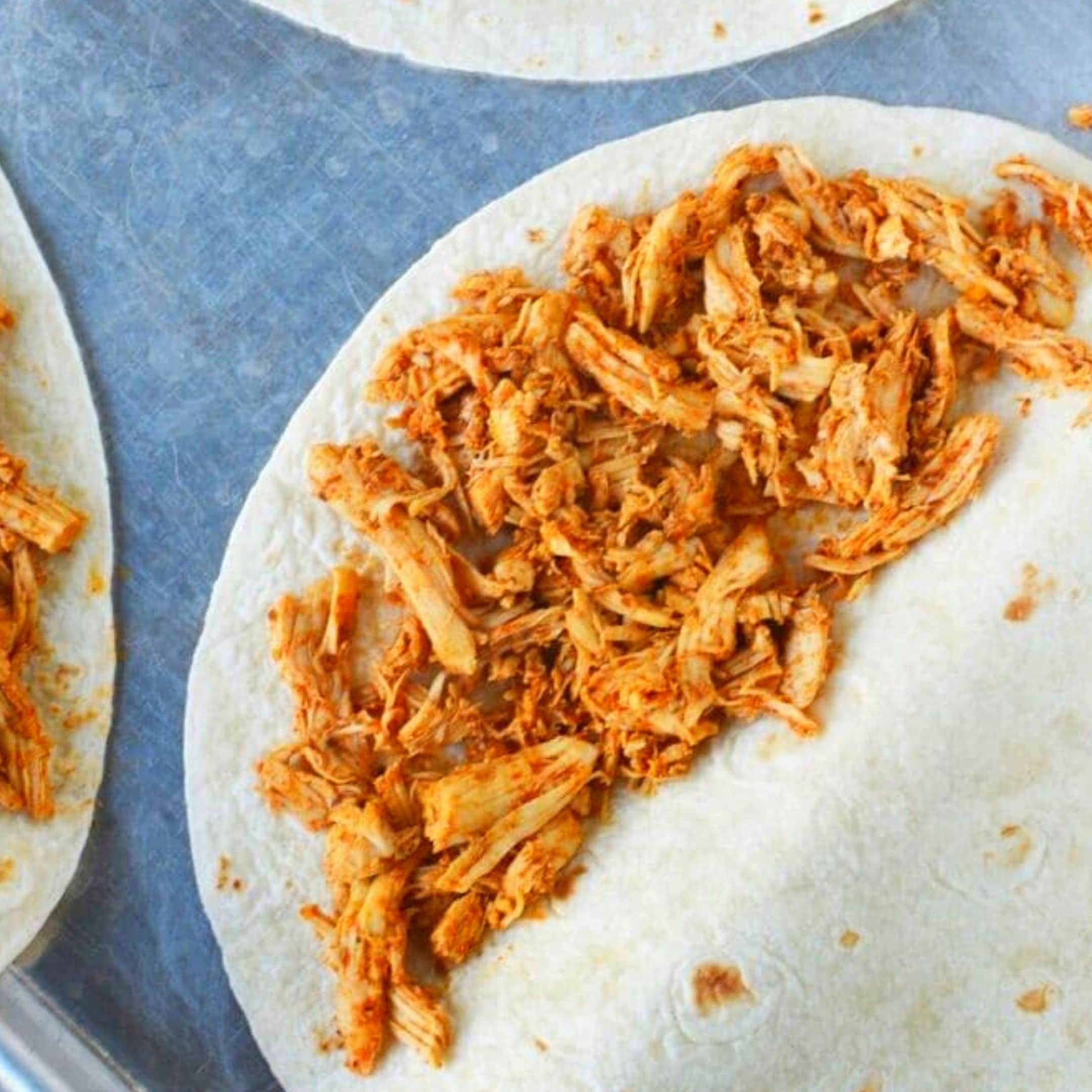 Sheet Pan Chicken Quesadillas