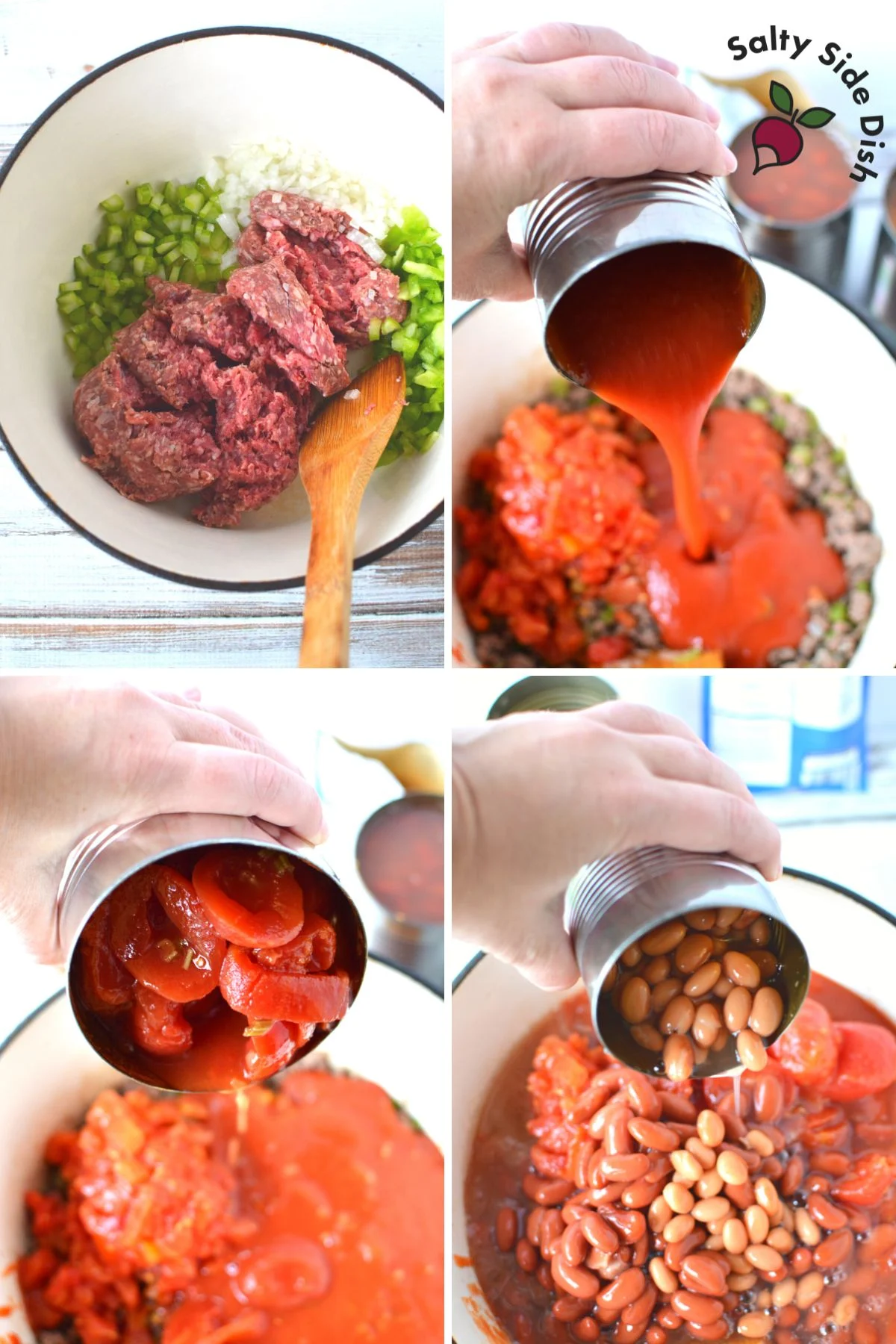 ingredients in a collage.