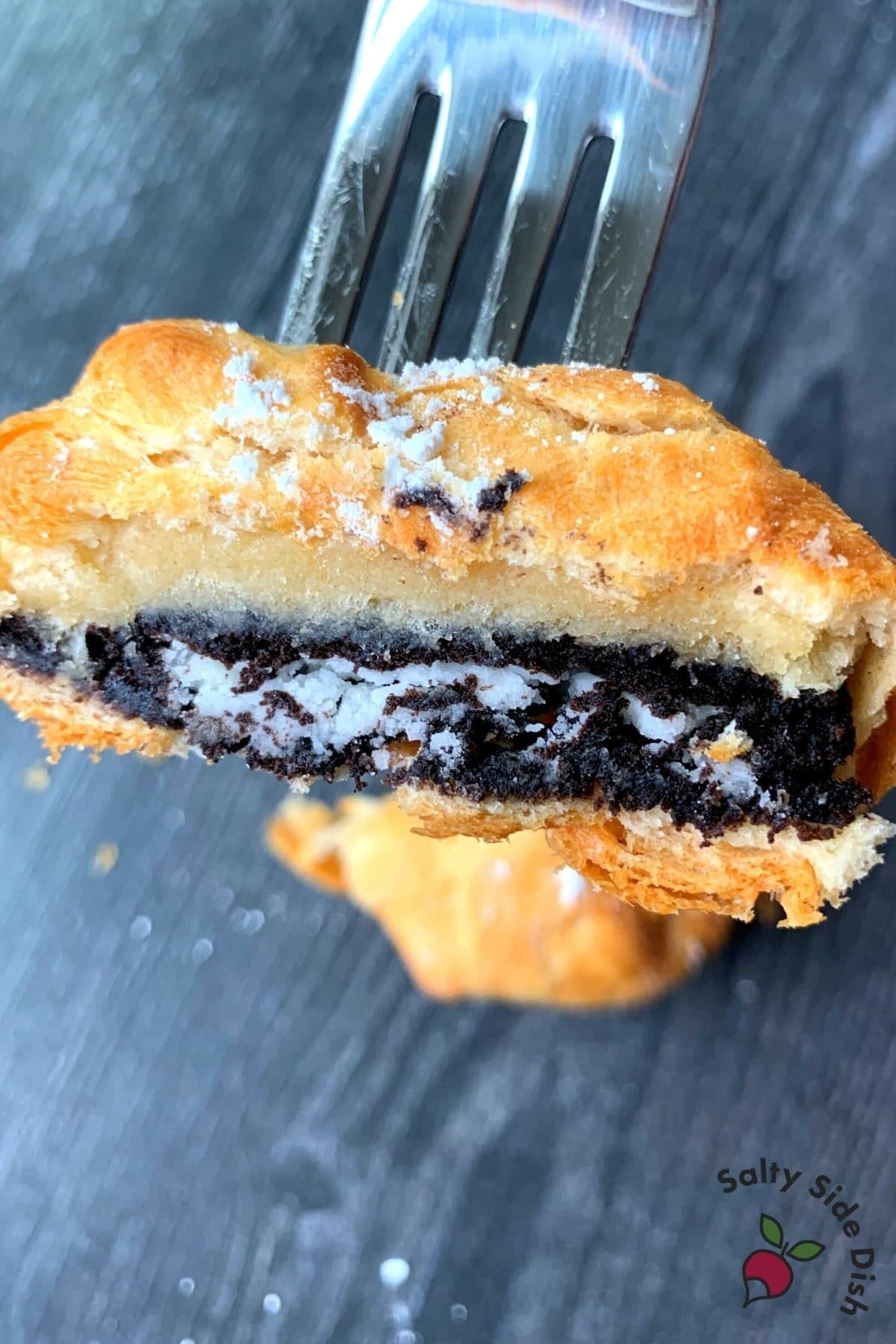air fried dough with oreos