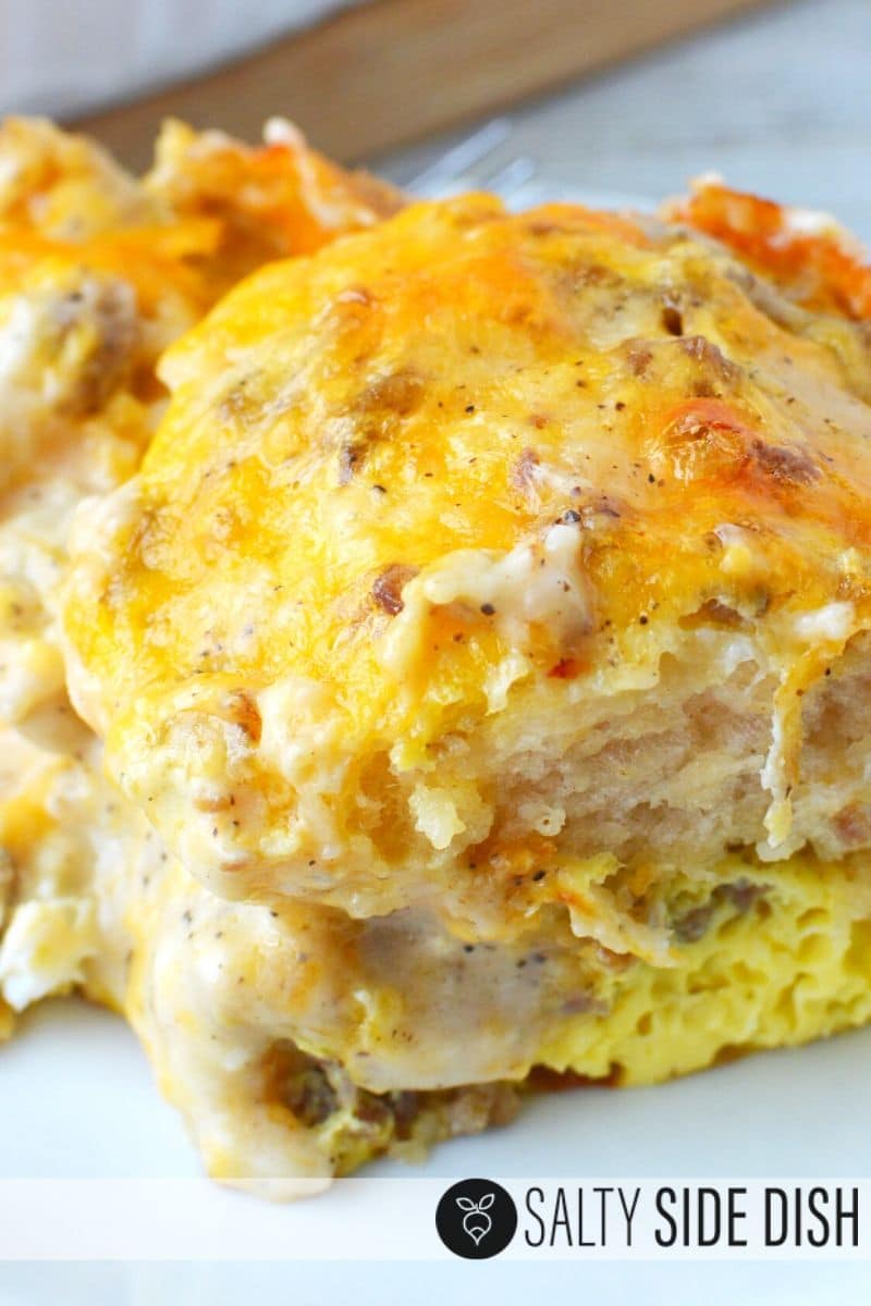 Biscuits and Gravy Casserole