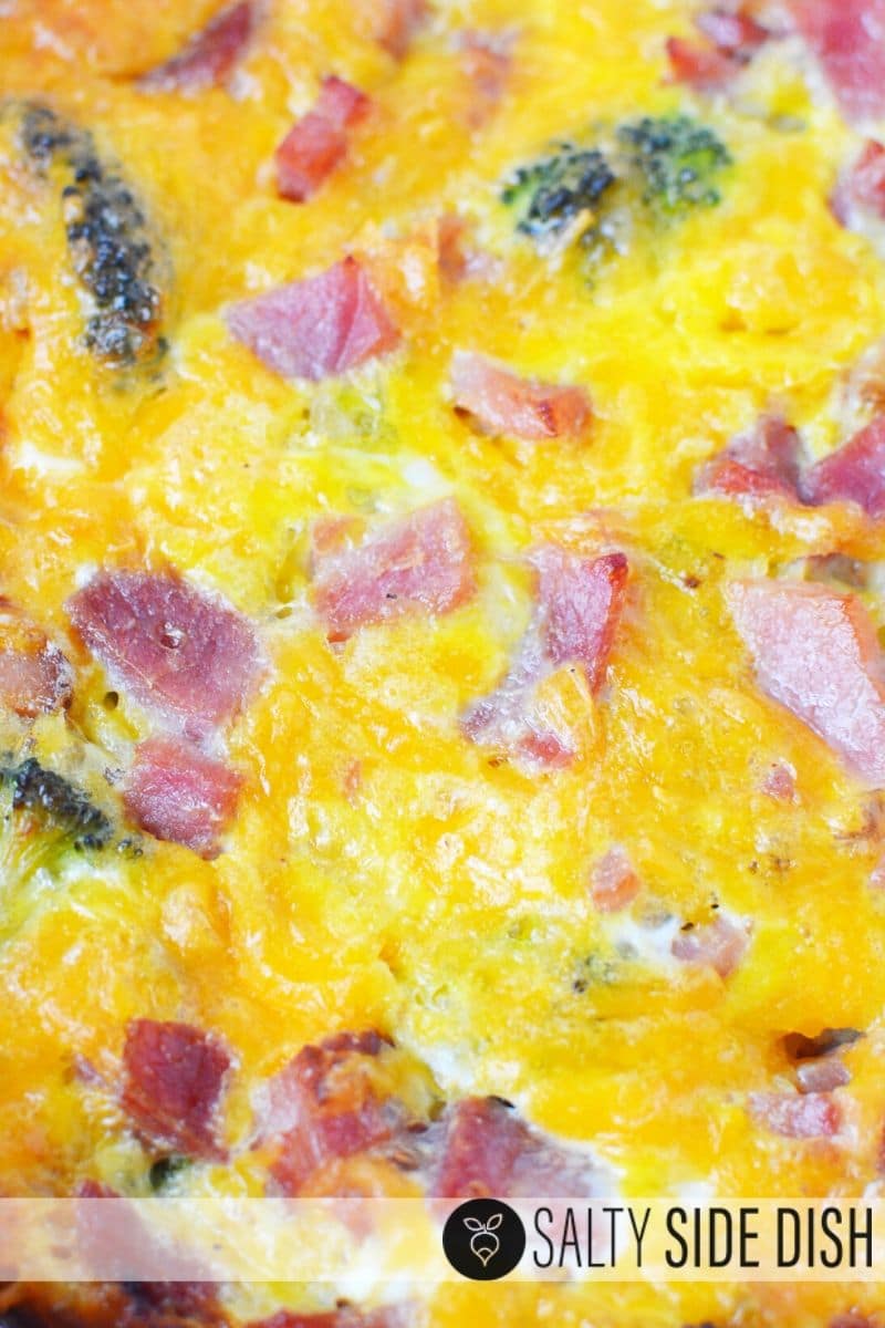 cheesy ham and broccoli casserole bake