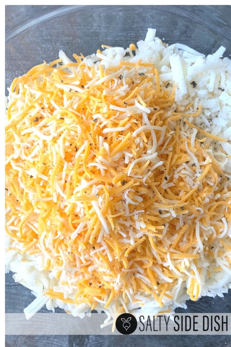 Cheesy Hash browns in the oven from frozen hash browns