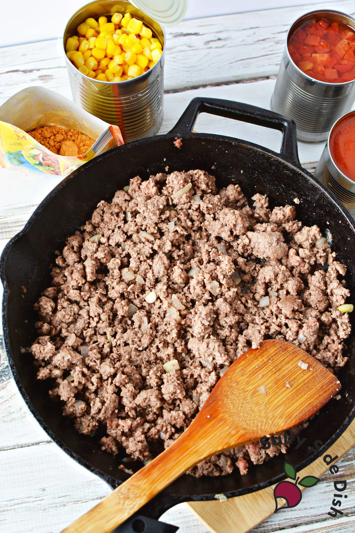 easy beef casserole ingredients.
