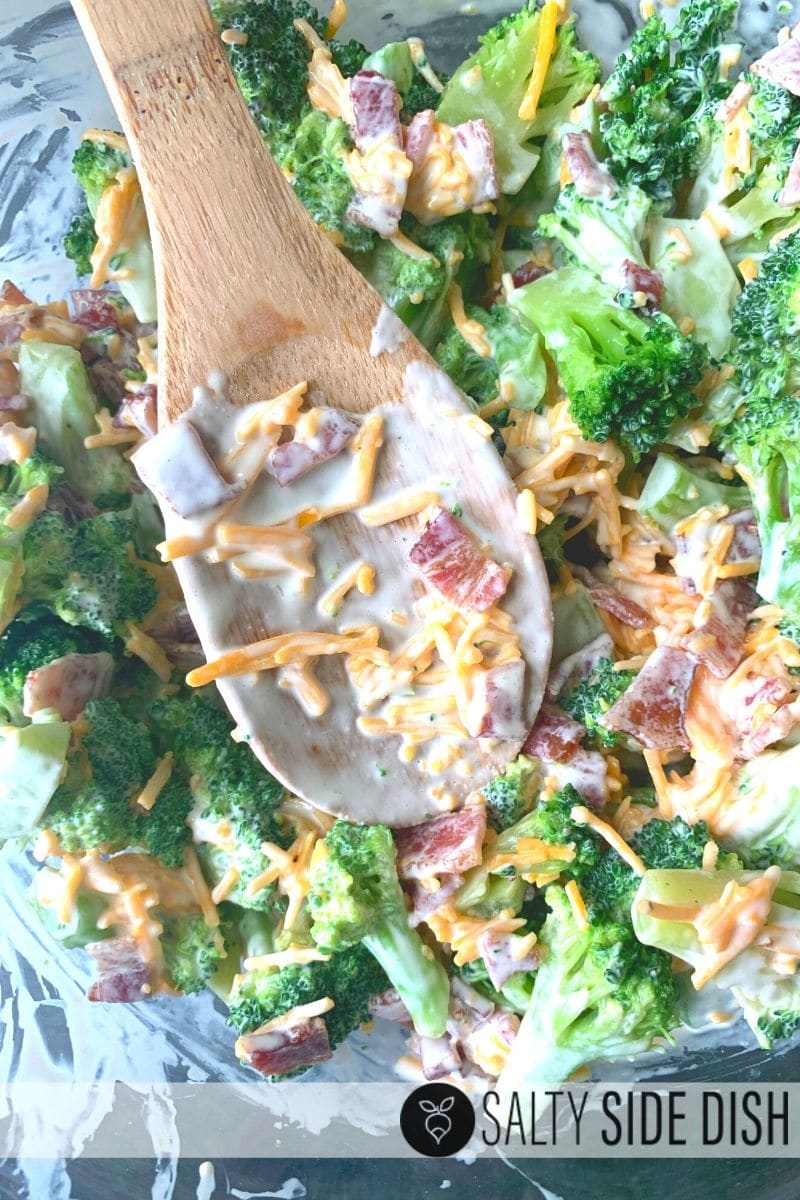 easy low carb broccoli salad for a crowd