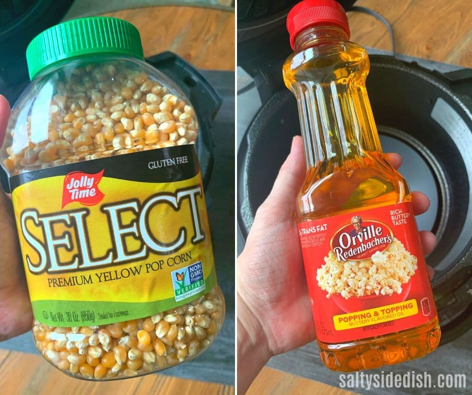 popcorn unpopped kernels and popping topping