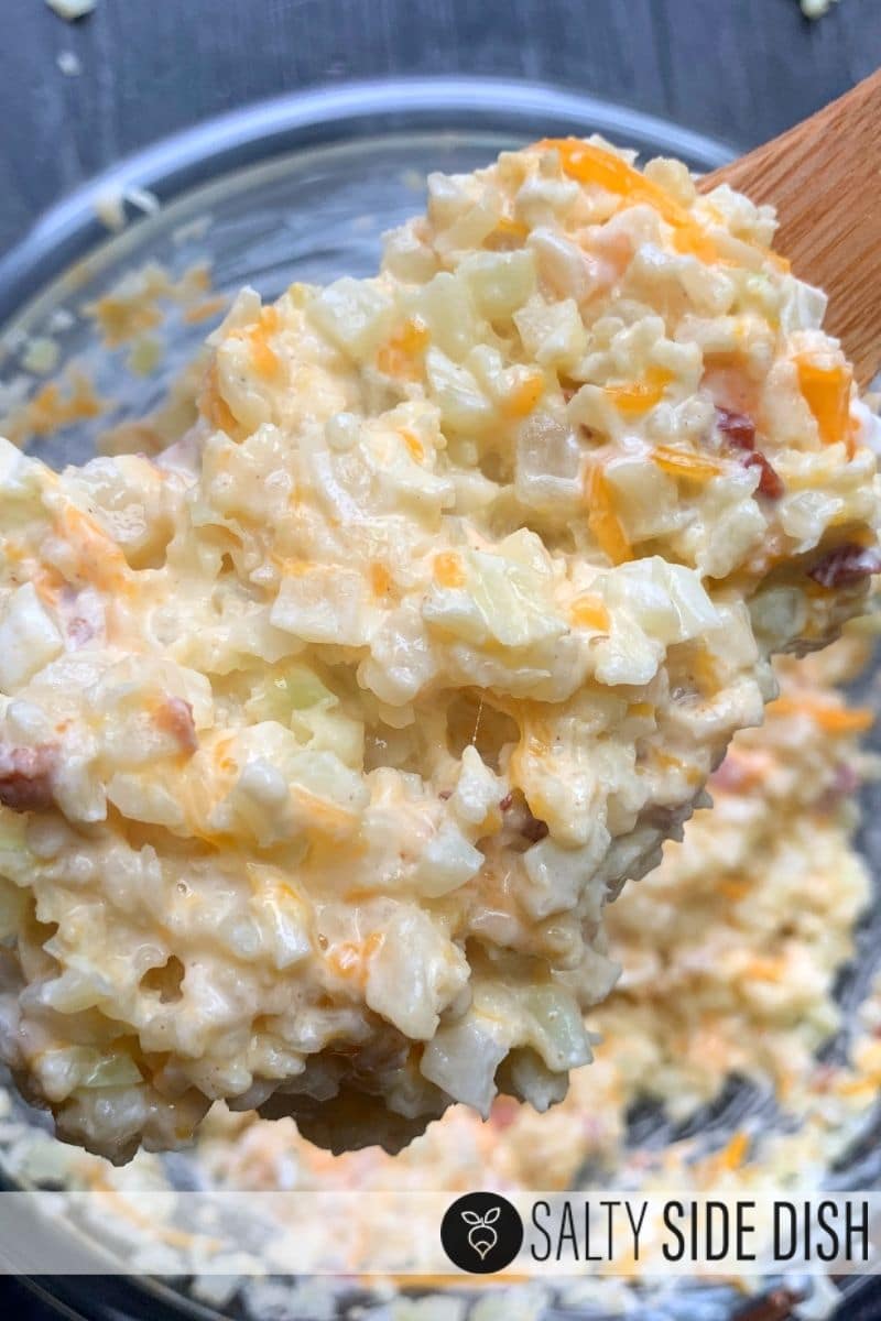 Loaded Cauliflower Riced Potatoes - KETO