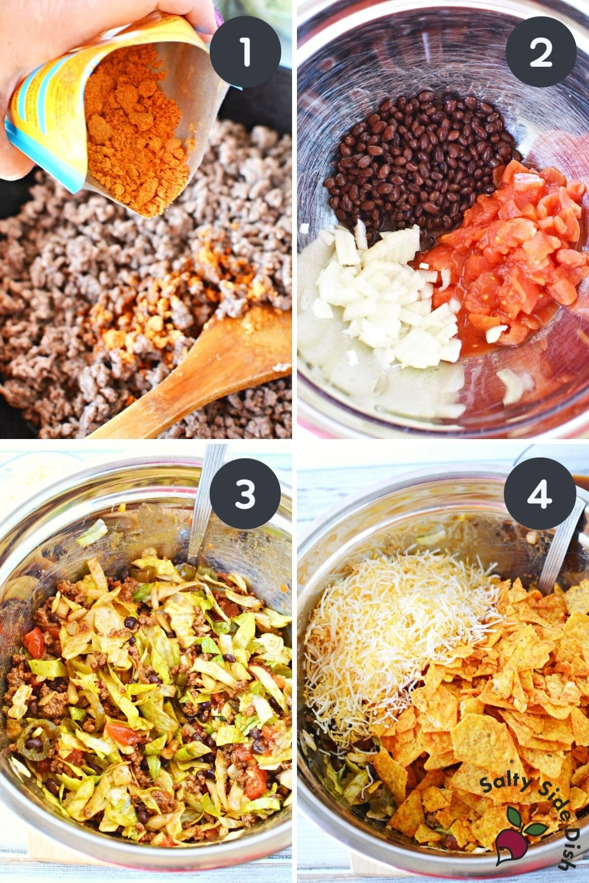 how to make Doritos taco salad.