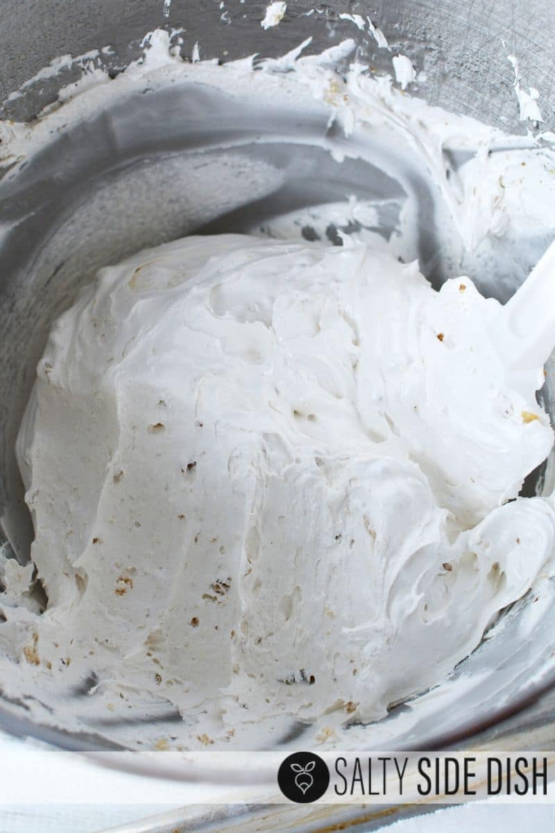candy will solidify and ready to mix in the nuts