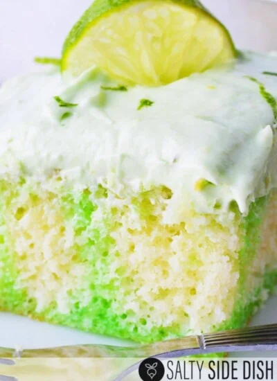 lime poke cake
