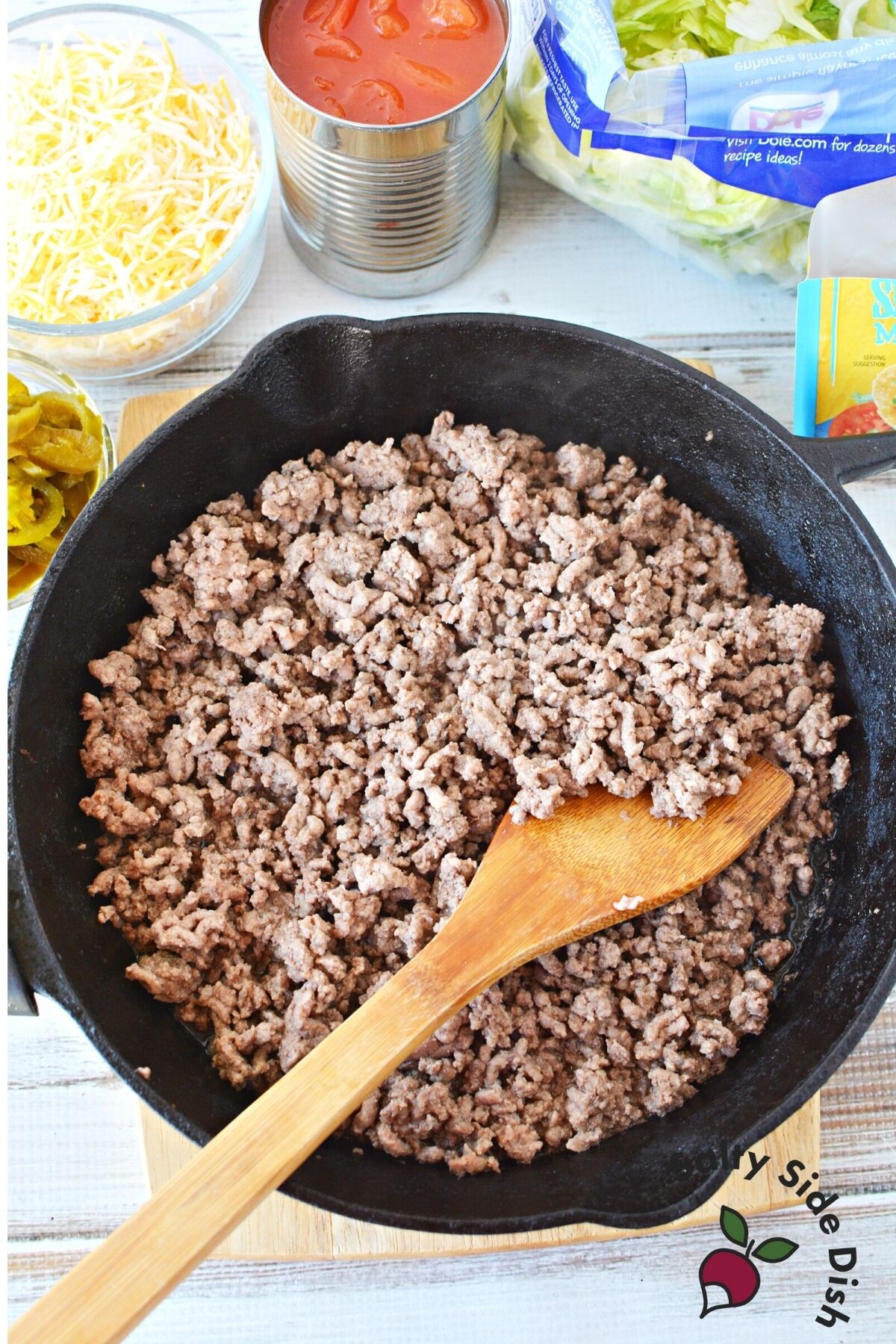taco salad ingredients.