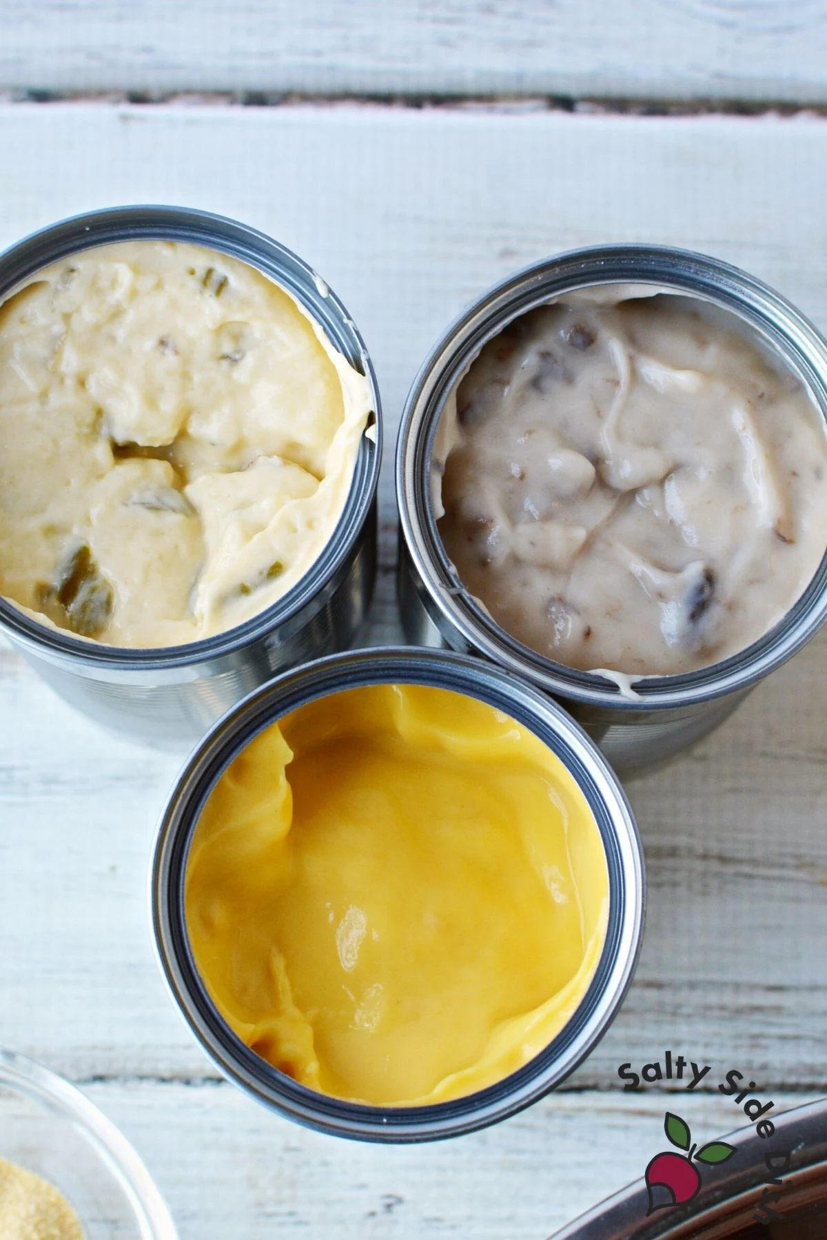3 cans of cream of soup.