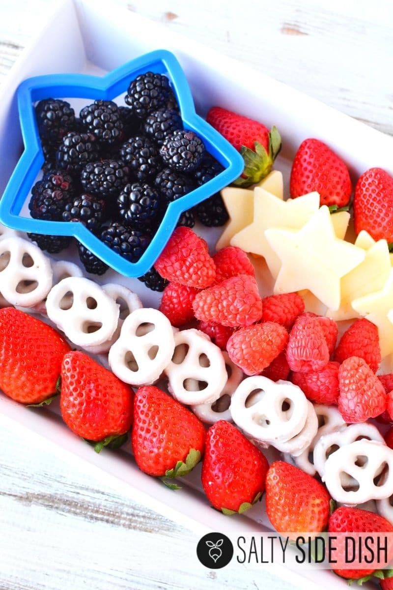 American Flag Fruit Tray