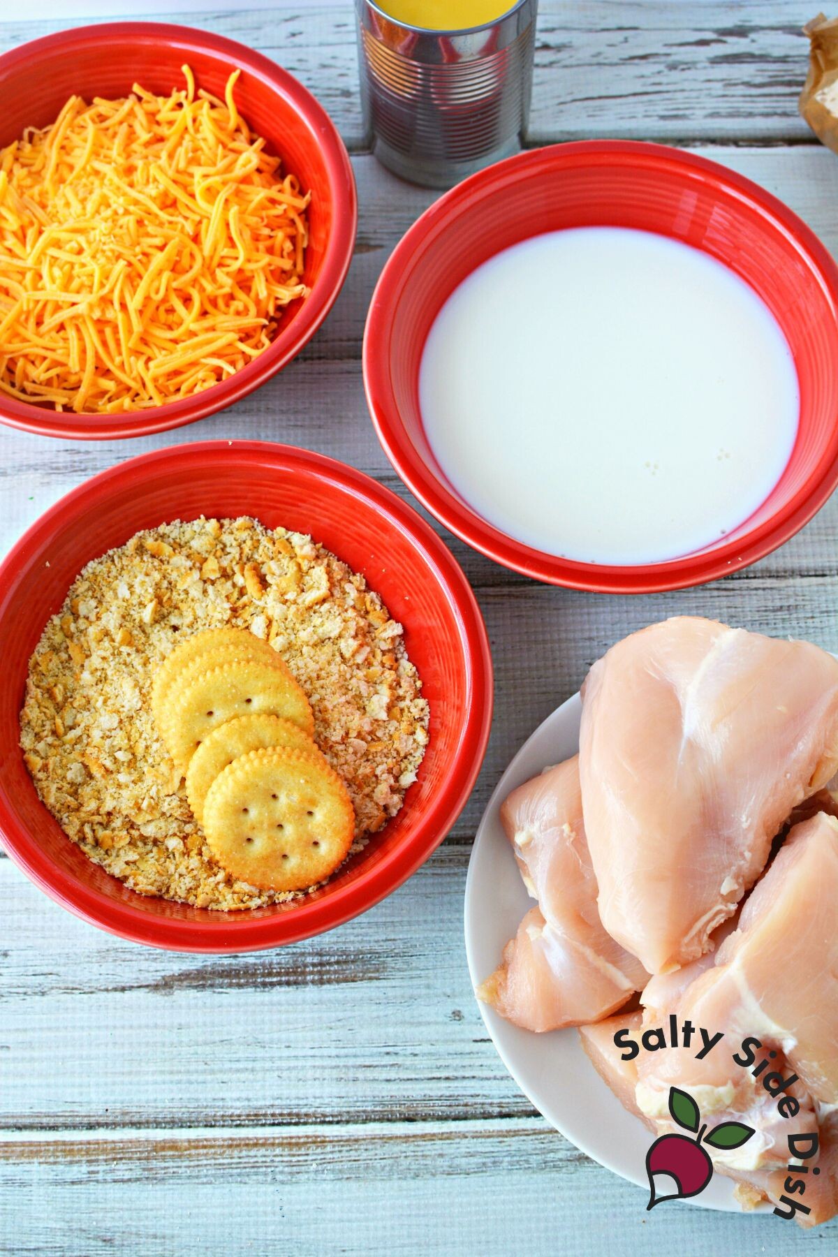 ingredients lined up.