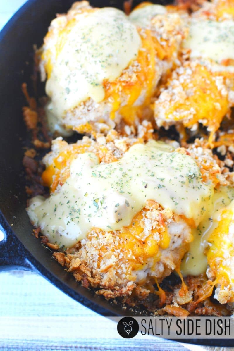 Ritz Cracker Chicken Recipe with Sauce