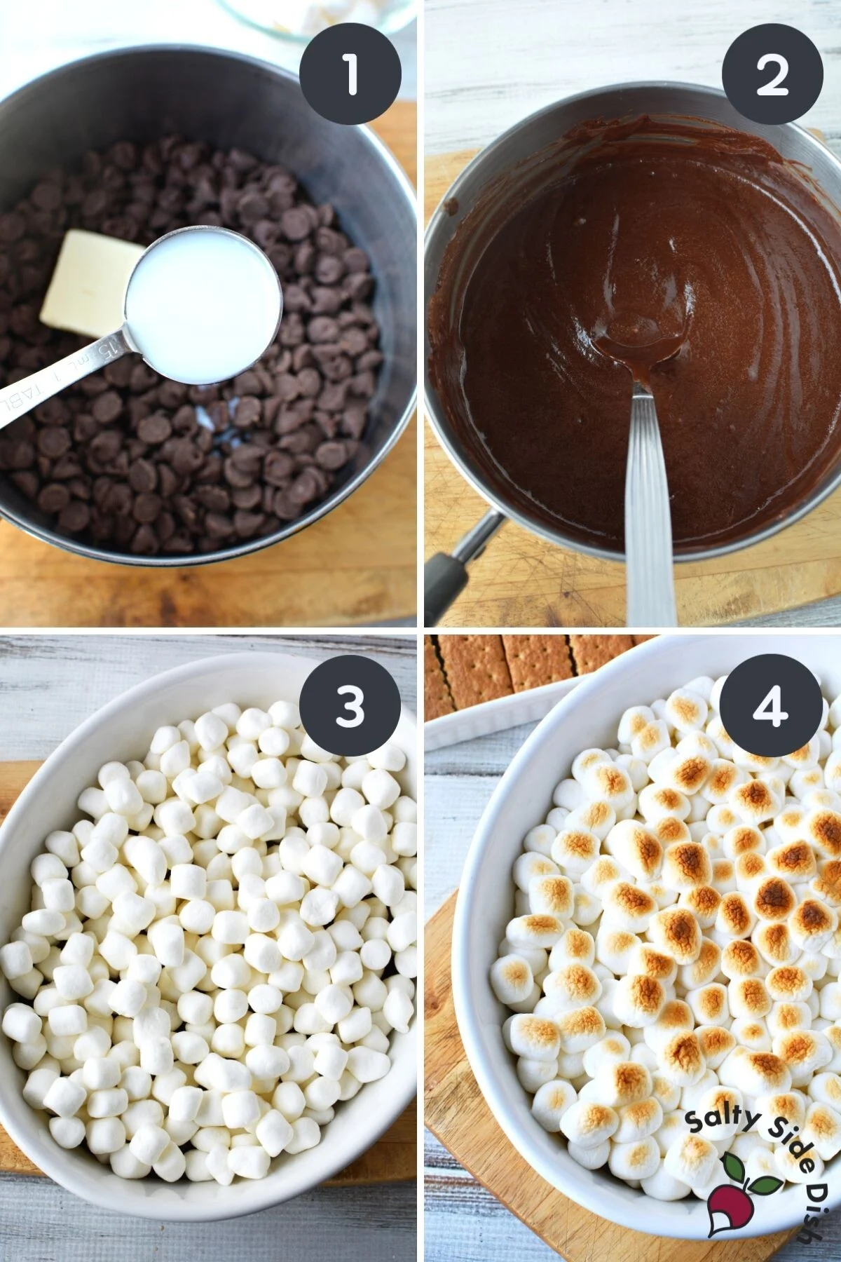oven baked smores dip.
