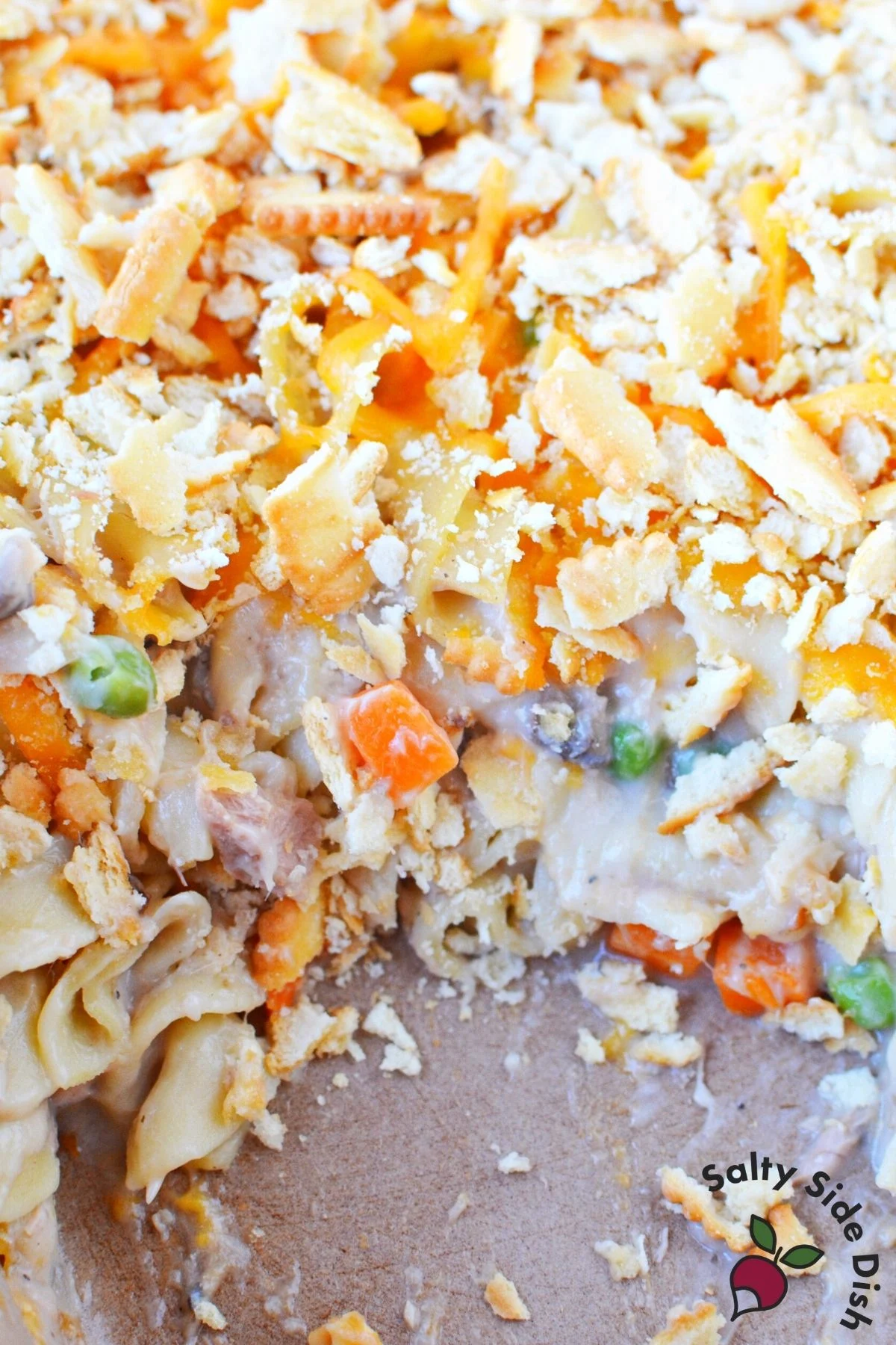 Tuna Casserole with Ritz Cracker Topping