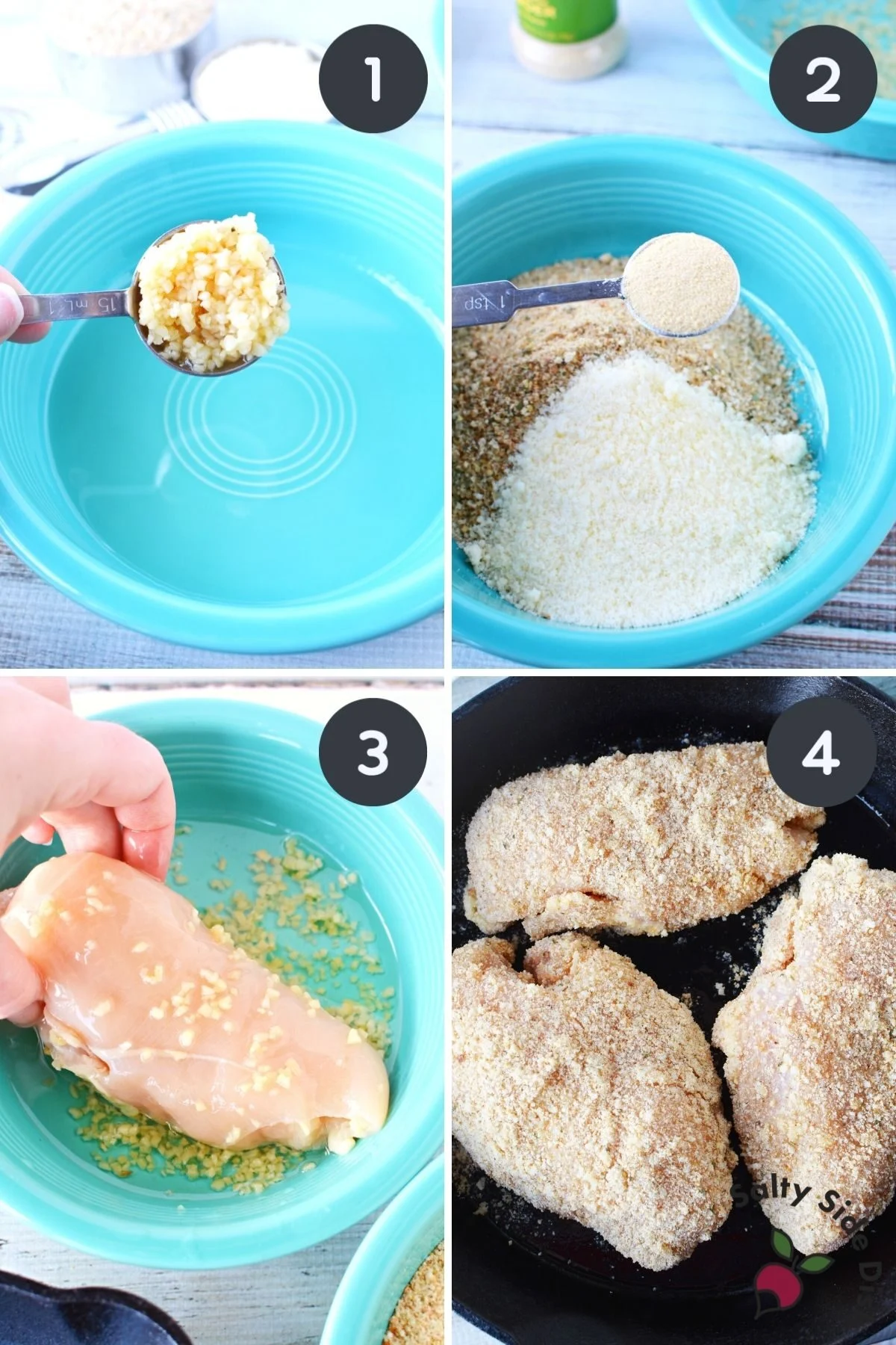 how to bread a chicken breast without egg.