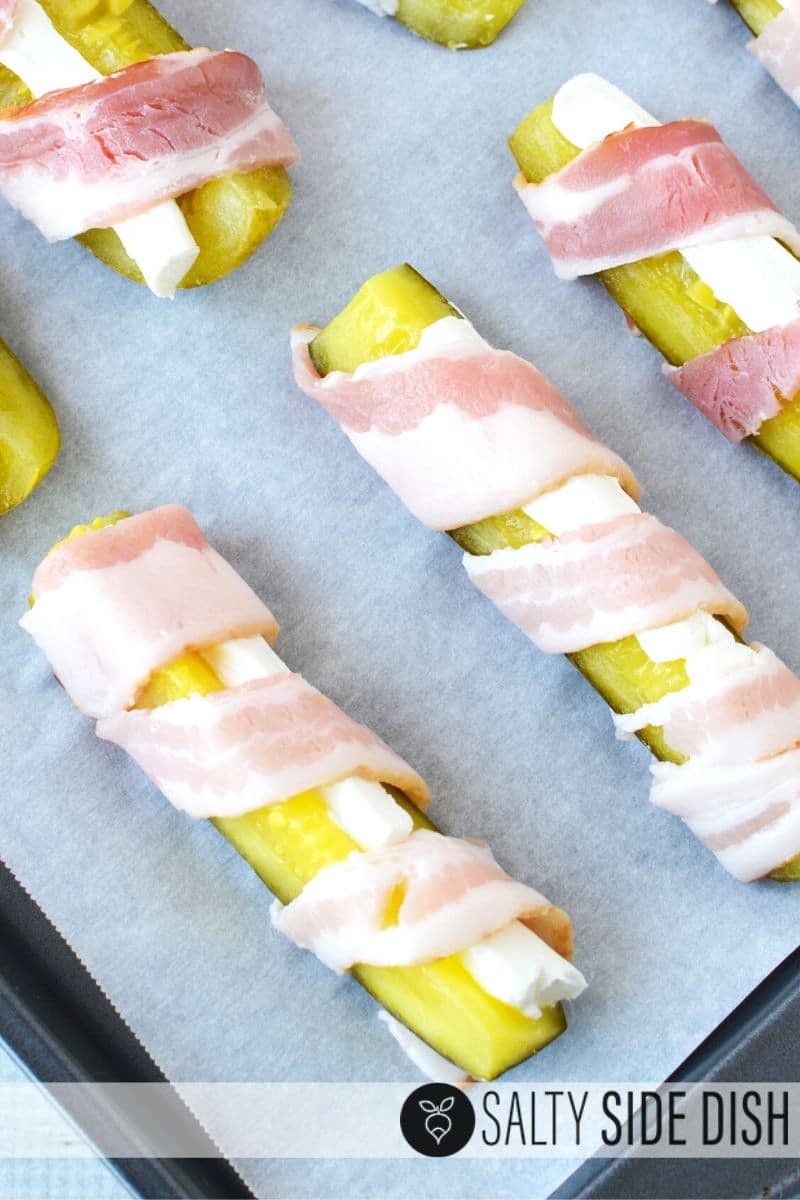 Bacon Wrapped Pickles