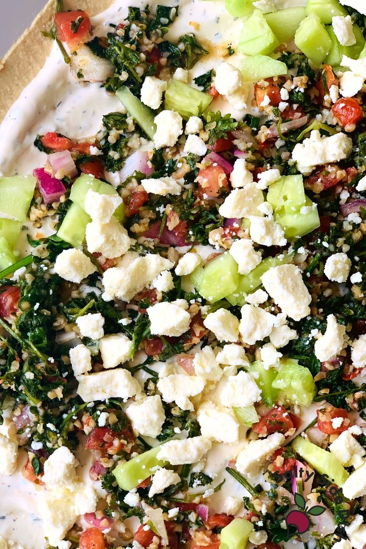 3 layered greek dip.