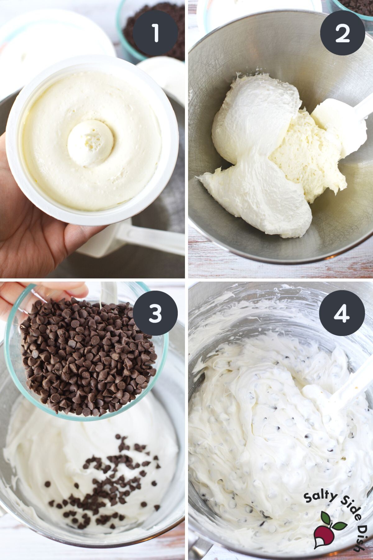 ingredients for how to make booty dip.