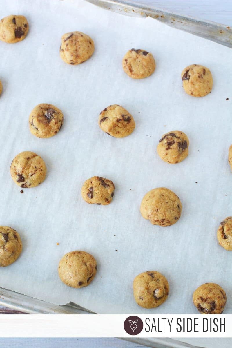 create a whole cookie sheet of mini bites so good