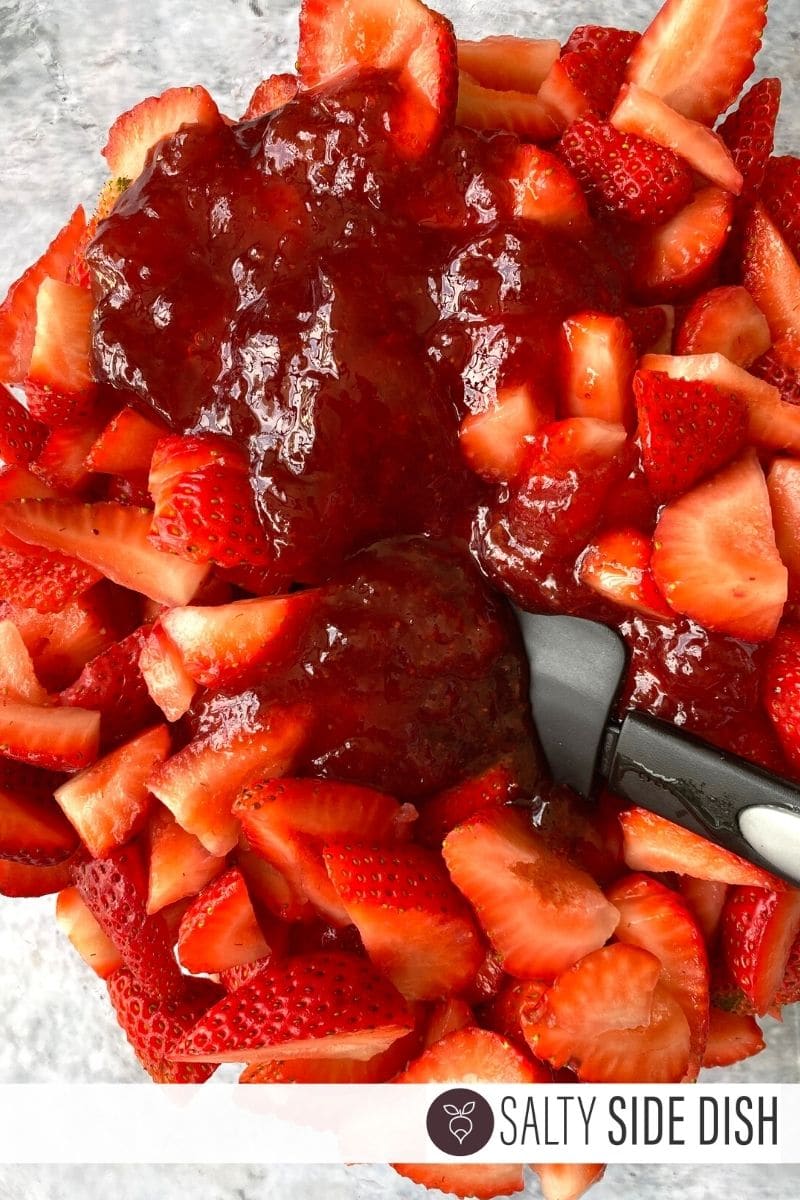 strawberries and preserves