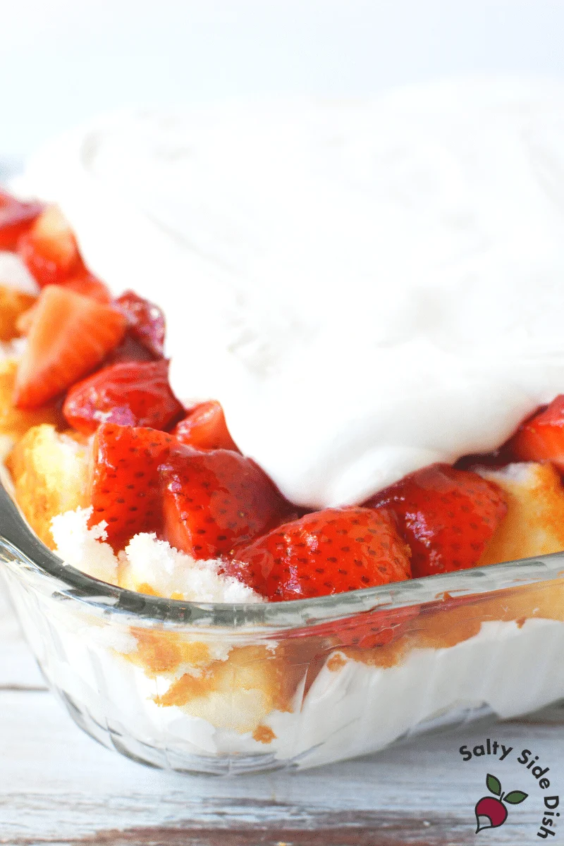 strawberry short cake casserole