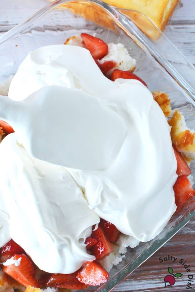 add on a layer of whipped cream mixture