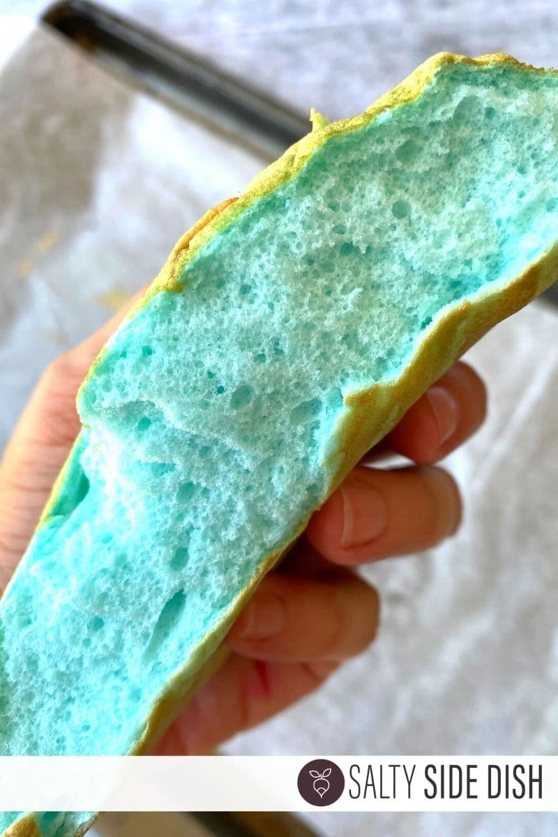 blue cloud bread recipe from tiktok