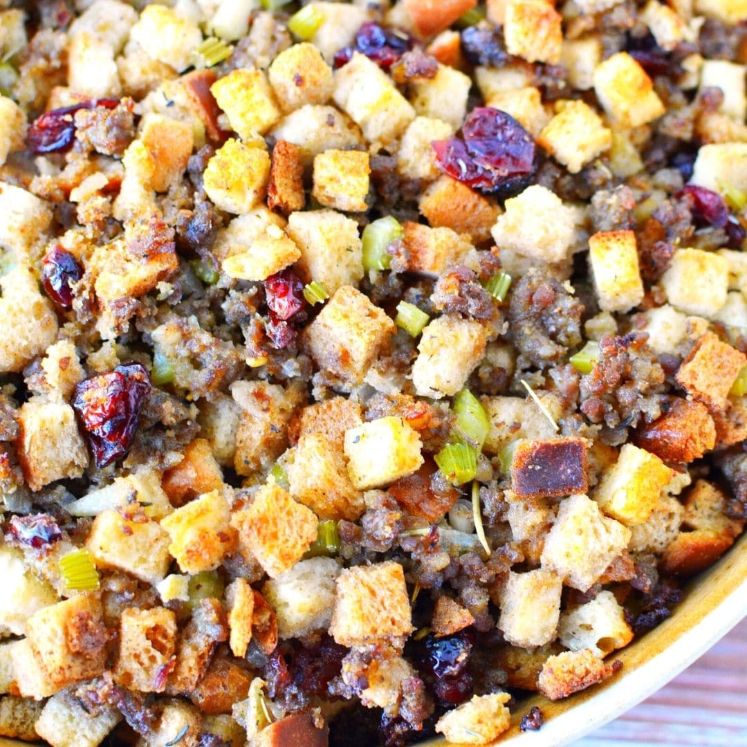 Sausage and Cranberry Stuffing