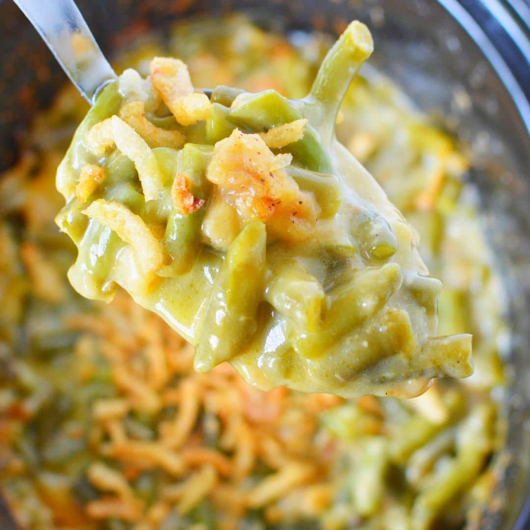 Green Bean Casserole in a Slow Cooker