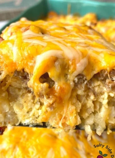 tater tot casserole for a crowd.