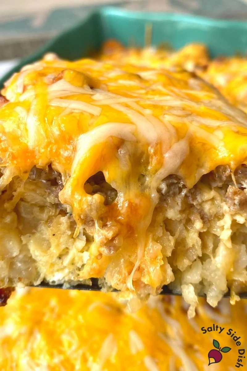 tater tot casserole for a crowd.