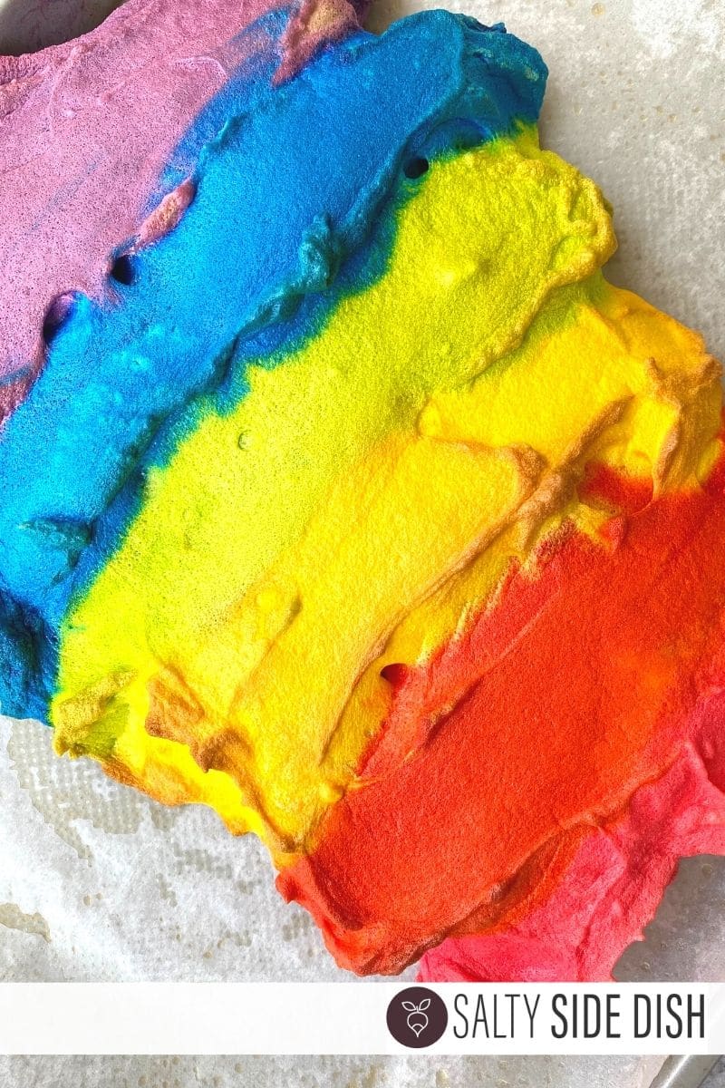rainbow cloud bread