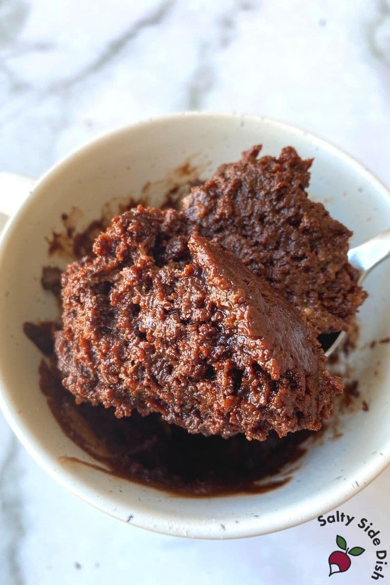 microwave lava mug cake