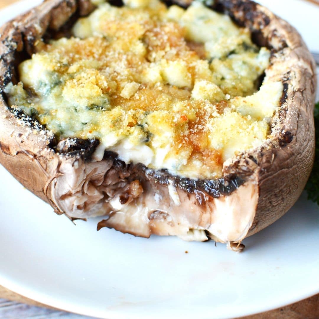 Blue Cheese Stuffed Portobello Mushrooms