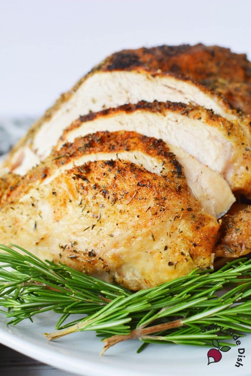 Ninja Foodi Turkey Breast Recipe with Air Fried Crispy Skin