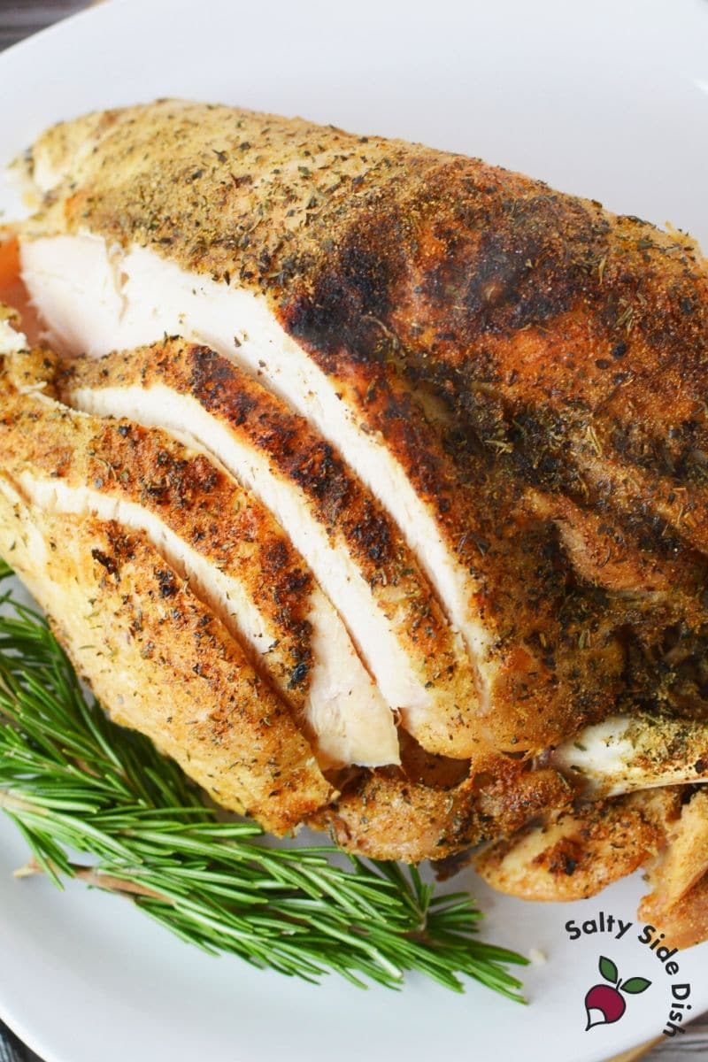 slice and enjoy turkey breast from your all in one ninja foodi