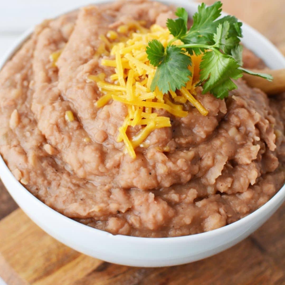 Slow Cooker Refried Beans Recipe