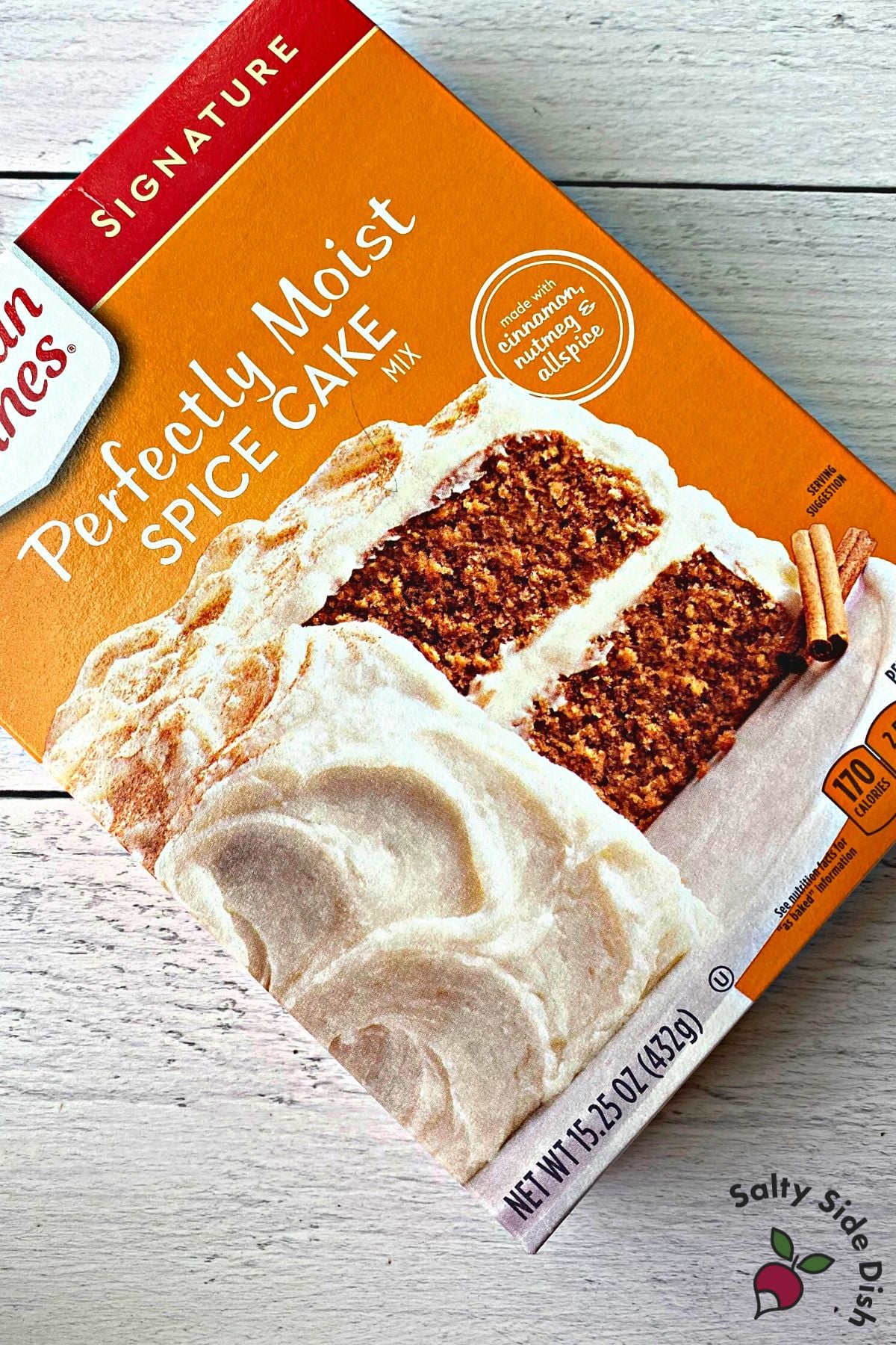 spice cake mix.