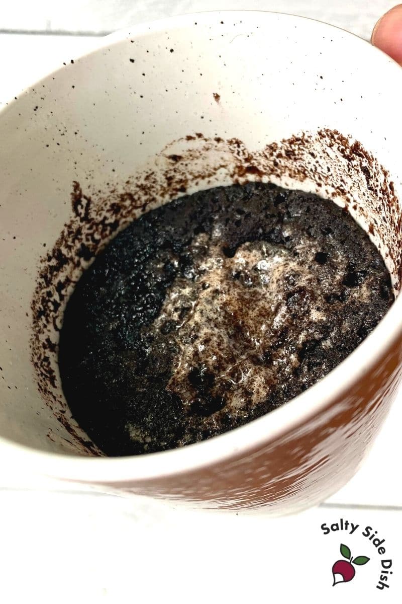 tiktok mug with oreo cake