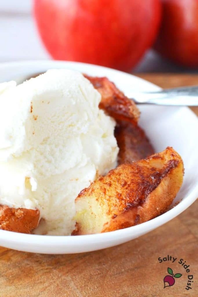 Air Fryer apples and cinnamon