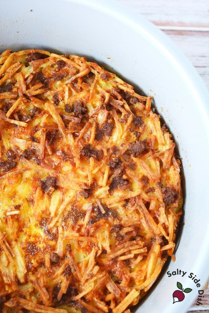 cooked up hash browns in the ninja foodi