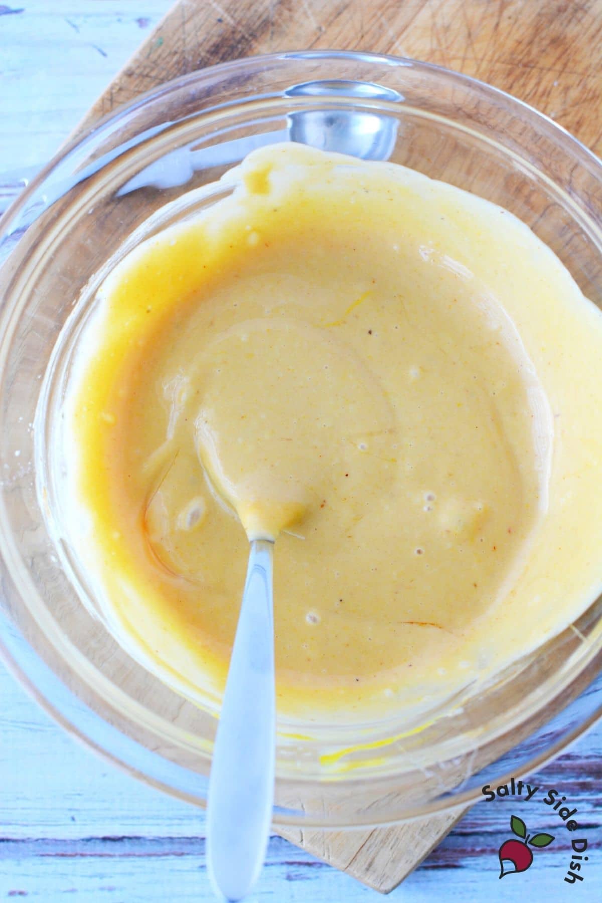 copycat sauce in a bowl with a spoon