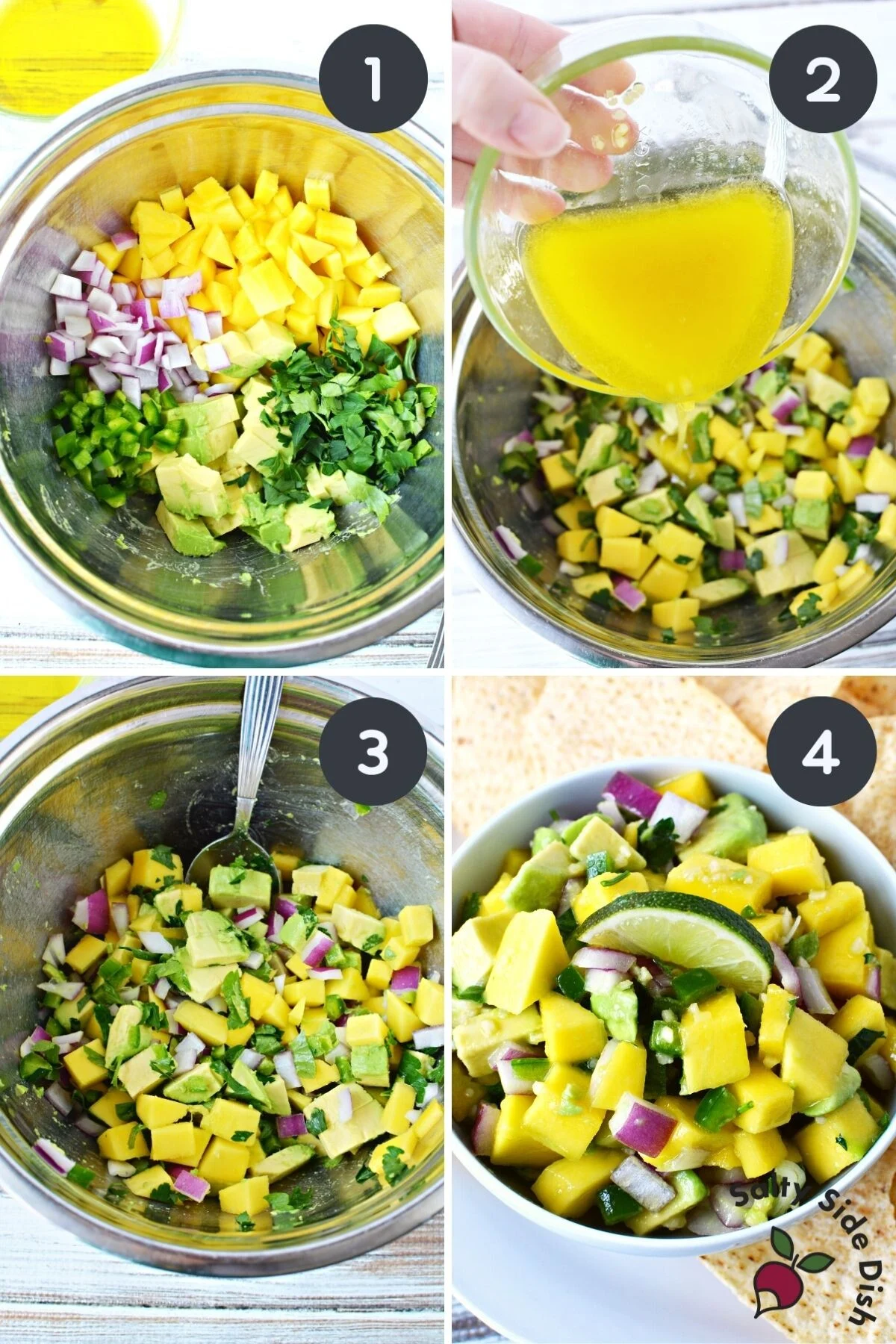 how to make mango habanero salsa.