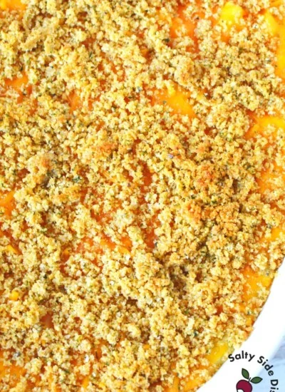 mashed potato casserole with cheddar cheese