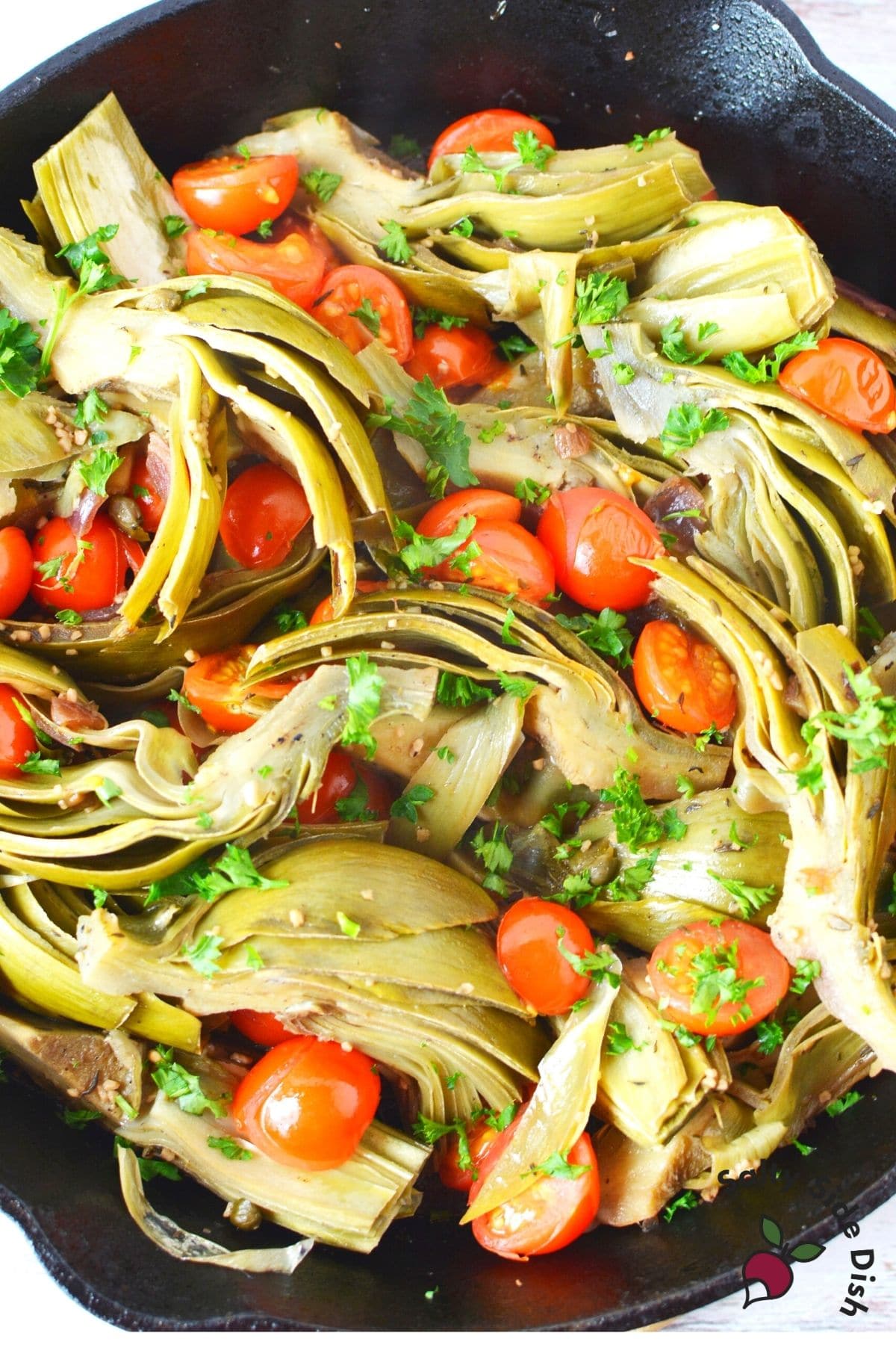 Braised Artichokes (Mediterranean Inspired)
