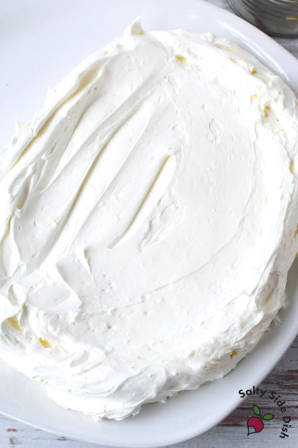 cheesecake dip on a plate