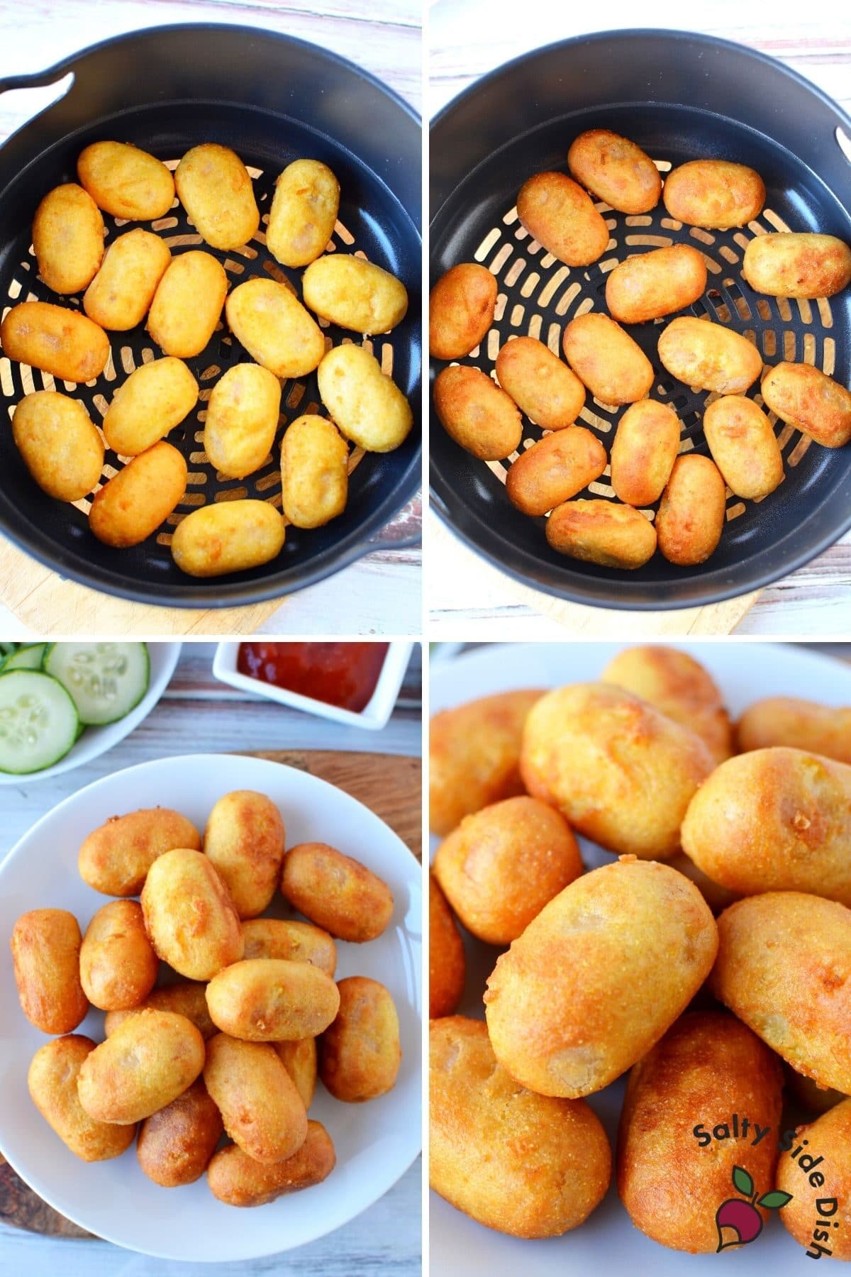 mini Frozen Corn Dogs in Air Fryer